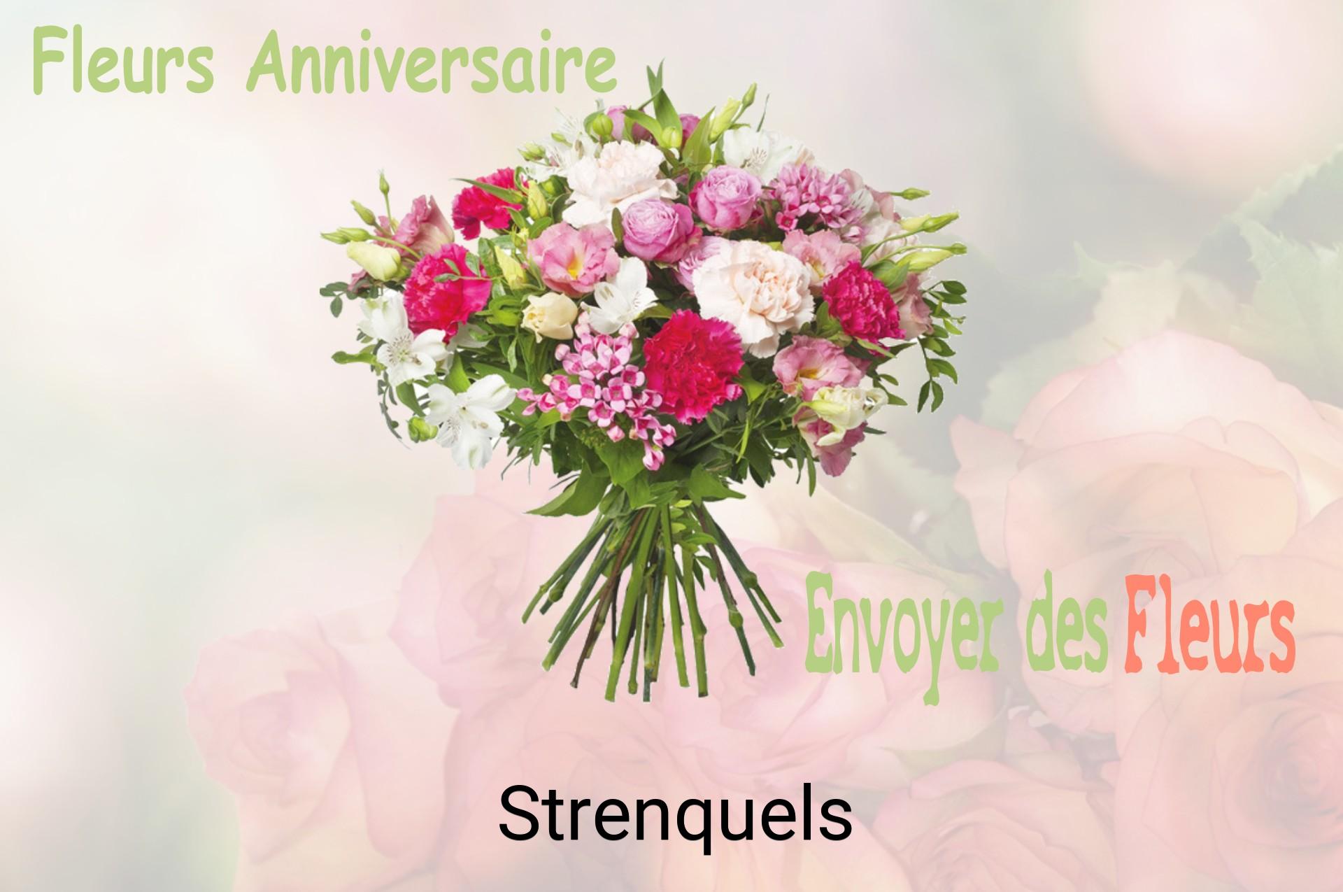 Bouquet de fleurs d’anniversaire livré à Strenquels
